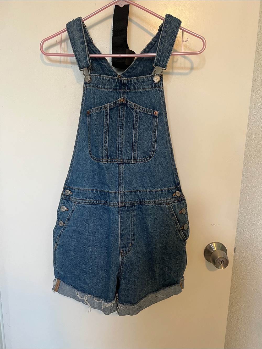 Old Navy Small Denim Short Overalls - Blue